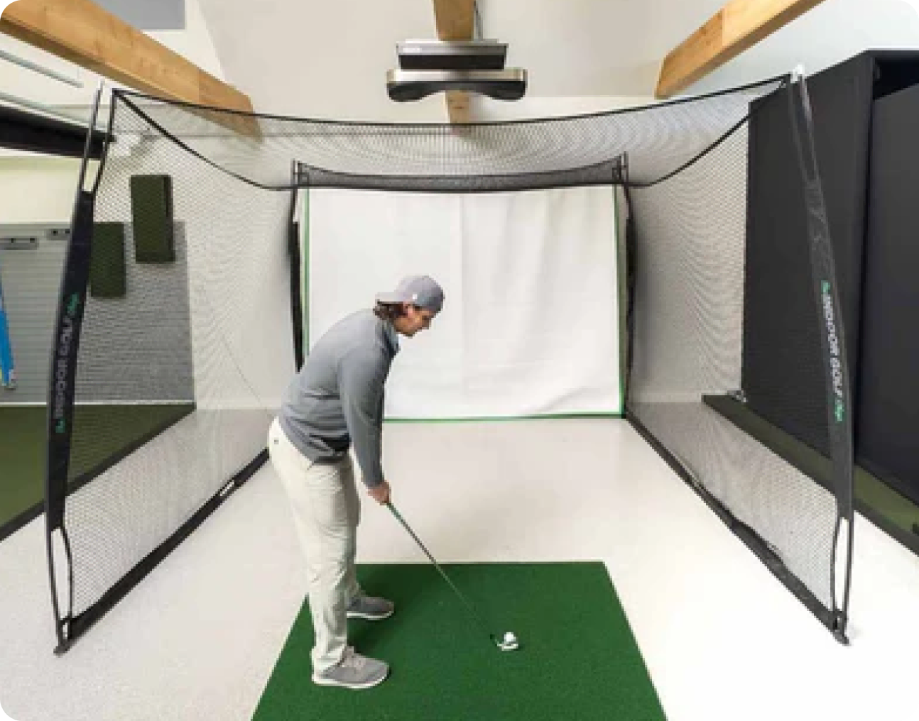 Golf Net Practice simulator 