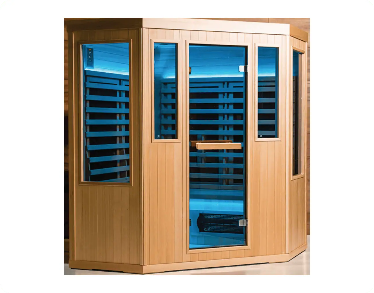 Good Health Sauna - 3 Person Hybrid Corner Sauna