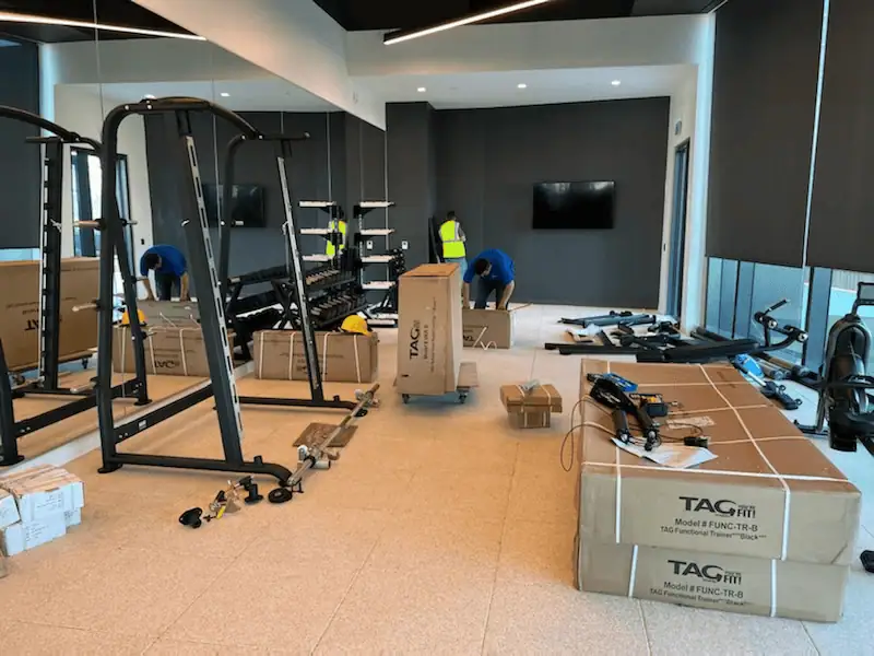 install and delivery section